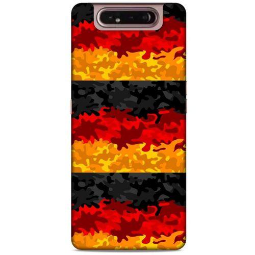 Samsung Galaxy A80 Kılıf Almanya (11) Tam Koruma Bayrak