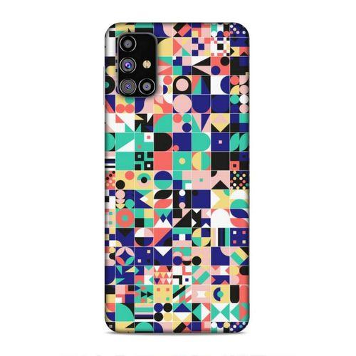 Samsung Galaxy M31s Uyumlu Kılıf Insomnia (40) Fit Silikon Kılıf Minik Kareler