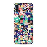 Samsung Galaxy A30s Uyumlu Kılıf Insomnia (40) Fit Silikon Kılıf Minik Kareler