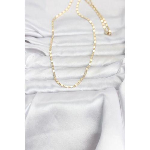 CM 14K Gold Renk Ezme Zincir 60 cm Kadın Kolye