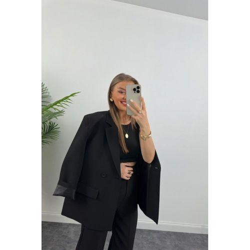 Kadın Yüksek Bel Atlas Kumaş Palazzo Pantolon