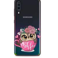 Zoologix (78) Samsung Galaxy A70 Şeffaf Kılıf Silikon Desenli
