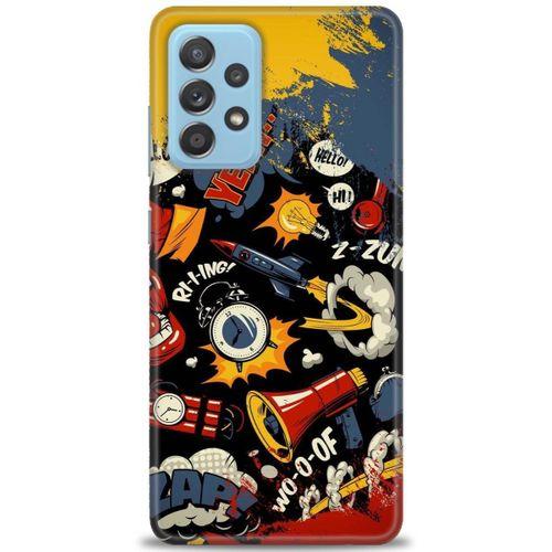 Samsung Galaxy A52 Kılıf HD Baskılı Kılıf - Z Zum! + Tam Ekran Koruyucu