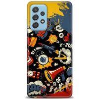 Samsung Galaxy A52 Kılıf HD Baskılı Kılıf - Z Zum! + Tam Ekran Koruyucu