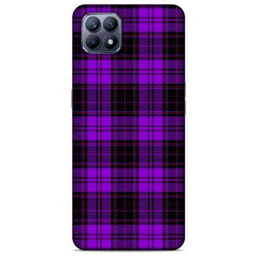 Huawei P40 Lite Uyumlu Kılıf Mor Delisi (12) Koruyucu Silikon Kareli