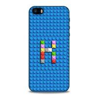 Lopard Apple Iphone 5S Uyumlu Kılıf BloX (22) Tam Koruma Kılıfı K Harfi