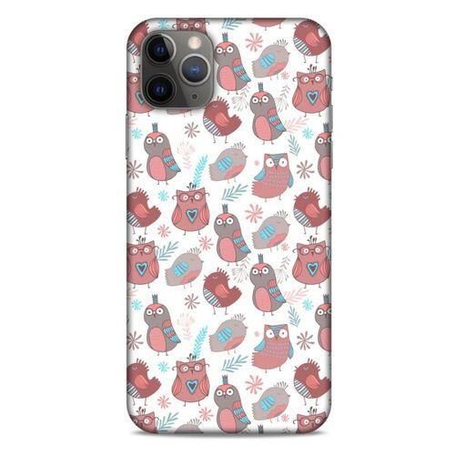 Baykuşlar (42) Desenli Silikon Kapak Telefon Kabı Apple Iphone 11 Pro Max Kılıf