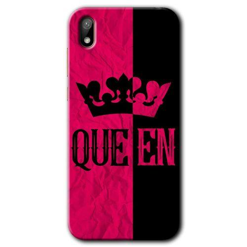 Potkal Hediye Fabrikası Huawei Y5 2019 Kılıf HD Desen Baskılı Arka Kapak - Queen