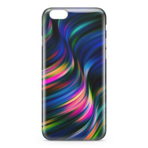 Apple iPhone 6 Plus - 6S Plus Kılıf Boya Dalgası Arka Kapak Koruma Desenli Full Koruyucu