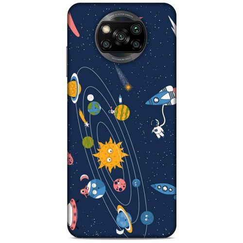 Xiaomi Redmi Poco X3 Uyumlu Kılıf Mavi Delisi (28) Arka Kapak Ufo