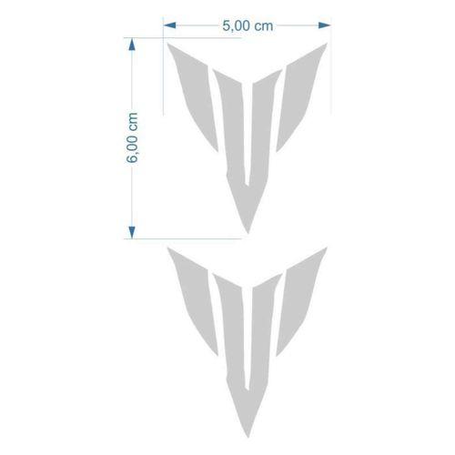 YAMAHA Yamaha Mt Logo 5 X 5 Cm Gri Sticker 2 Li