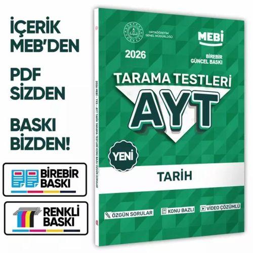 2026 YKS-AYT MEBİ-OGM 4lü Özgün Tarama Sözel (SÖZ) Test Kitabı SETİ A4 Boyut BASKI ÜCRETİ