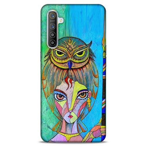 Lopard Oppo Realme XT Uyumlu Kılıf Sürreal Yüzler ♀ (39) Liquid Crystal Kılıf Baskılı
