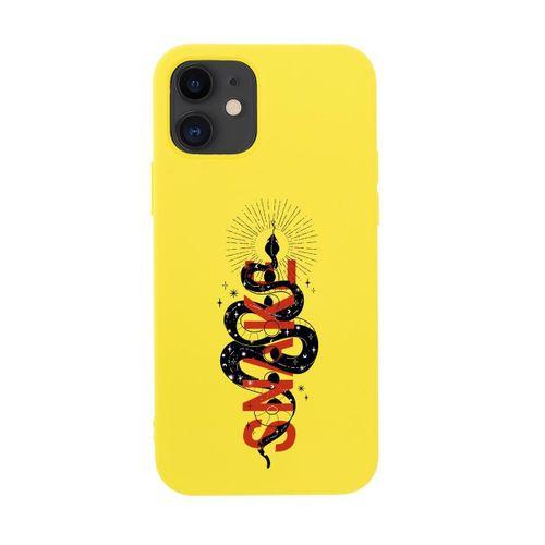 iPhone 12 Mini Snake Premium Silikonlu Telefon Kılıfı