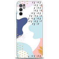 Xiaomi Redmi Note 10 5G Kılıf HD Baskılı Kılıf - Renkler Renkler + Tam Ekran Koruyucu