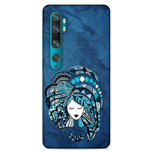 Lopard Xiaomi Mi Note 10 Uyumlu Kılıf Sürreal Yüzler ♀ (35) Fit Design Kılıf Baskılı
