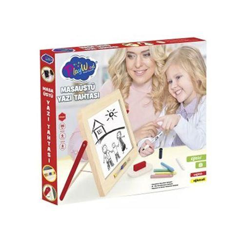 Eğitici Oyuncak  PlayWood Ahşap Masa Üstü Yazı Tahtası 385