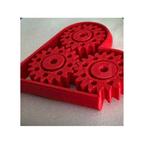 Yerinde Baskı Sevgililer Günü Dişli Kalp Anahtarlık (Bu ürün Sadece Plastik parçadır - Almadan Önce Soru Sorabilirsiniz)