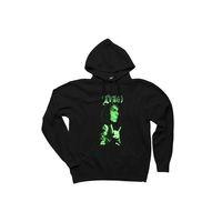 Dio Face Siyah Kapşonlu Sweatshirt Hoodie