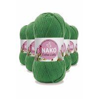 5 Adet Cotton Lüks Yelek Tunik Kazak Bluz Hırka İpi Yünü Yeşil 97576