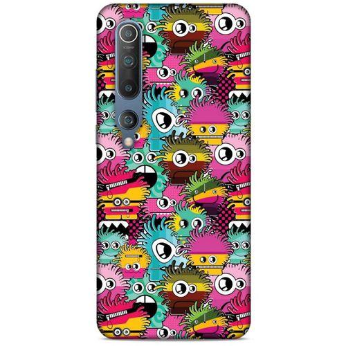 Graffitix (35) Desenli Silikon Kapak Xiaomi Mi 10 Kılıf