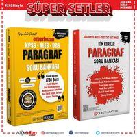 Pegem Akadem ve Öğreti Akademi KPSS ALES DGS Paragraf Soru Bankası Seti 2 Kitap