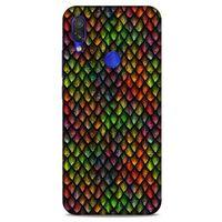 Xiaomi Redmi Note 7 Pro Kılıf Dragons (6) Silikon Kılıf Ejderha Skin Çok Renkli