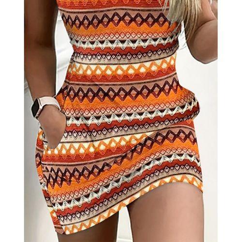 Kadın Askılı Fermuarlı Cepli Süprem Mini Elbise