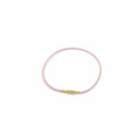Çelik Hasır İp Bileklik - Pembe