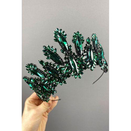 Dalia Yüksek Taşlı Gelin Kına Tacı