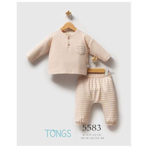 Tongs Baby College 2'li Takım 5583 Kahverengi