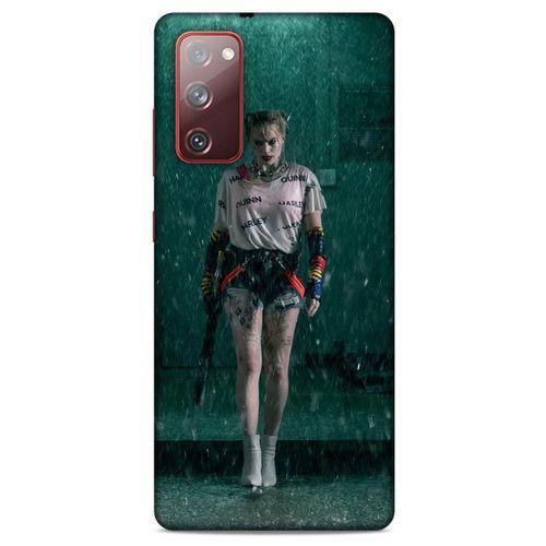 Samsung Galaxy S20 Fe Uyumlu Kılıf Harley Quinn (12) Koruyucu Silikon Yeşil Yağmur