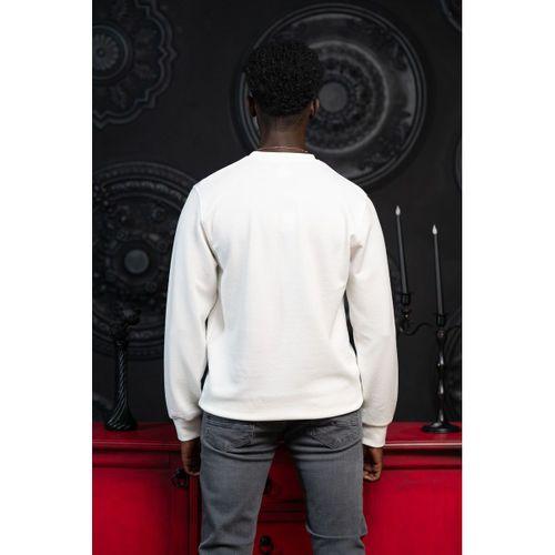 Dorss Regular Fit Armürlü Bisiklet Yaka Likralı Mevsimlik Sweatshirt