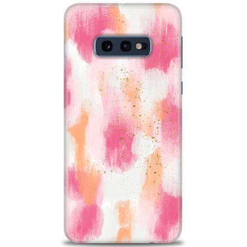 Samsung Galaxy S10E Kılıf HD Baskılı Kılıf - Pembe Palet + Tam Ekran Koruyucu