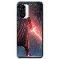MRCİLETİSİM Xiaomi Redmi Mi11i Kılıf HD Desen Baskılı Arka Kapak + Temperli Cam - Kylo Ren