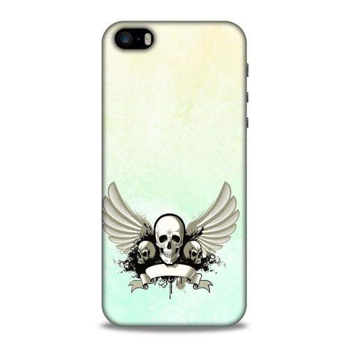 Lopard Apple iPhone SE Uyumlu Kılıf Tattoo's (8) Baskılı Kılıf Yeşil Beyaz