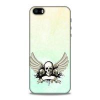 Lopard Apple iPhone SE Uyumlu Kılıf Tattoo's (8) Baskılı Kılıf Yeşil Beyaz