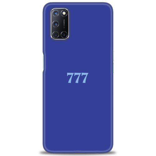 Oppo A92 Kılıf HD Baskılı Kılıf - 777 + Tam Ekran Koruyucu