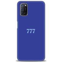 Oppo A92 Kılıf HD Baskılı Kılıf - 777 + Tam Ekran Koruyucu