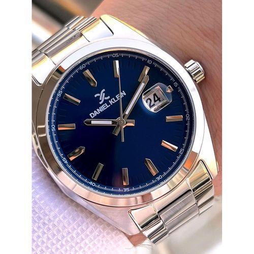 Daniel Klein Klasik Erkek Kol Saati Çelik Kordon 3 ATM Suya Dayanıklı Bileklik Hediyeli VS.BLKT.0602