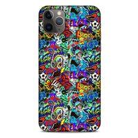 Graffitix (24) Desenli Silikon Kapak Apple Iphone 11 Pro Max Kılıf