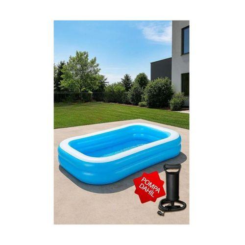 Dikdörtgen Şişme Aile Havuzu(210x150x60cm)