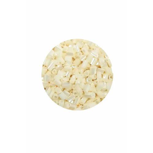 Kesme Cam Boncuk 2mm - 60 Gram - Krem - BNC384