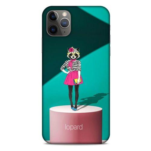 Apple Iphone 11 Pro Max Kılıf FunnyMaX (10) Full Koruma Kılıfı Yeşil Pembe