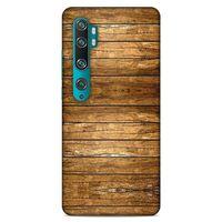 Lopard Xiaomi Mi Note 10 Uyumlu Kılıf Wood'X (16) Kalın Kılıf Desenli