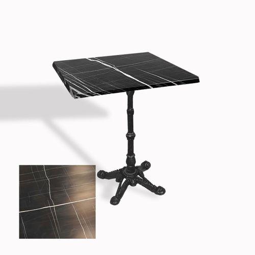 Dockers Çipa 1002 Döküm Ayak Kare Masa 70X70 cm - (Werzalit, Wermodin ve Allzalit Tabla) - Palazzo