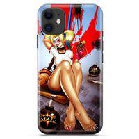 Apple iPhone 13 Uyumlu Kılıf Harley Quinn (37) Silicone Cover Lavanta gül