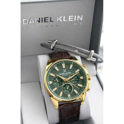 Daniel Klein Deri Kordon İç Kadran Fonksiyonları Aktif 3 Atm Suya Dayanıklı Erkek Kol Saati E14239-4
