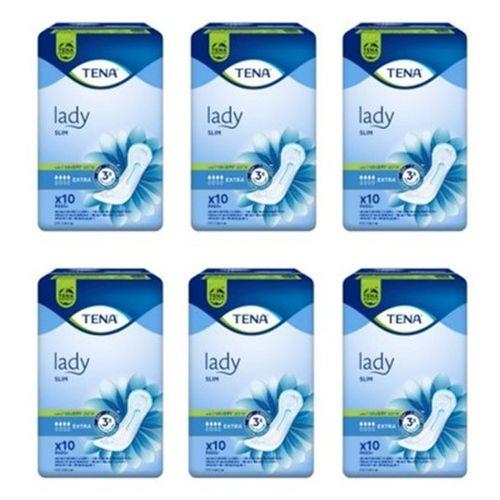 Tena Lady Slim Extra 4 damla Mesane Pedi 10 lu 6 paket / 60 adet
