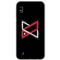 MRCİLETİSİM Samsung Galaxy A10 Kılıf Baskılı Kapak - Kilit + 5D Tam Kaplayan Cam